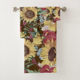 Conjunto De Toalhas Vintage Summertime Tropical