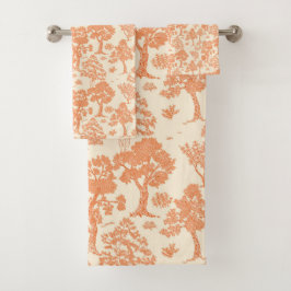 Conjunto De Toalhas Vintage Tree