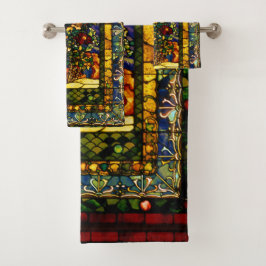 Conjunto De Toalhas Vintage Vintage Vidro Arreativo Floral