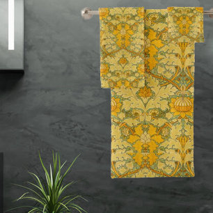 Conjunto De Toalhas Vintage William Morris Rua James Palace