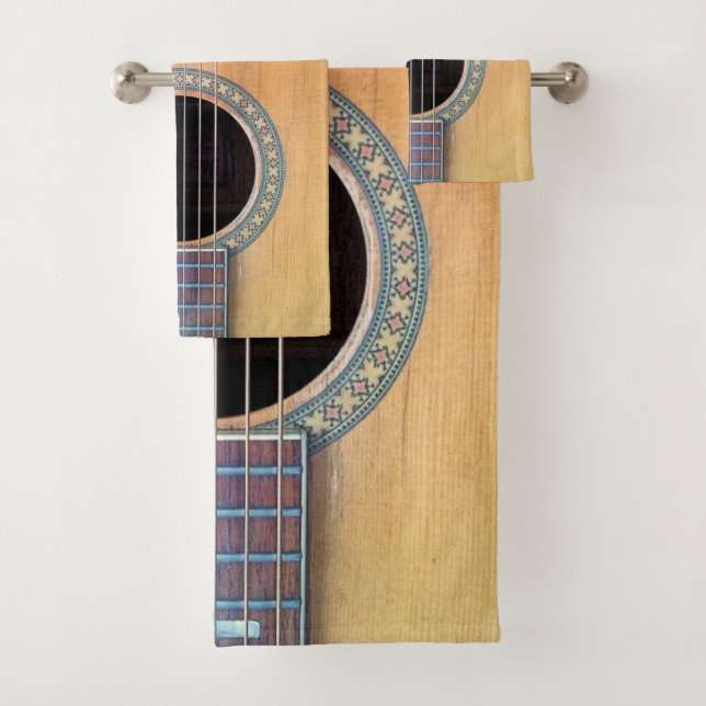 Conjunto De Toalhas Violão acústico travado (Insitu)