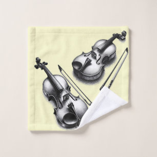 Conjunto De Toalhas Violinos