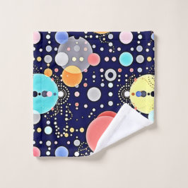Conjunto De Toalhas Visão Universo da Bolha Joyful
