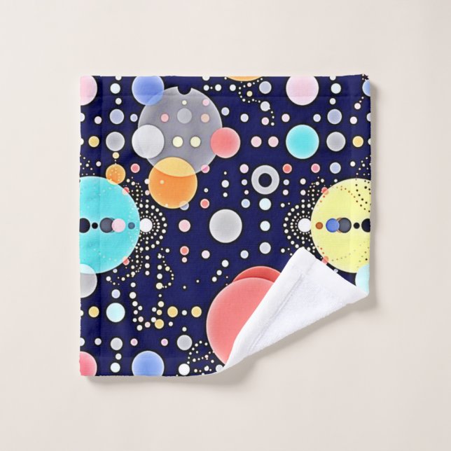 Conjunto De Toalhas Visão Universo da Bolha Joyful (Pano de lavar)