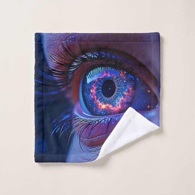 Conjunto De Toalhas Vista de Estelar dos Olhos Cósmicos (Pano de lavar)