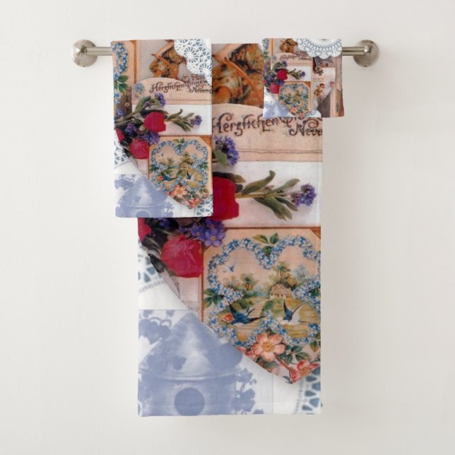 Conjunto de toalhas vitoriano (Insitu)