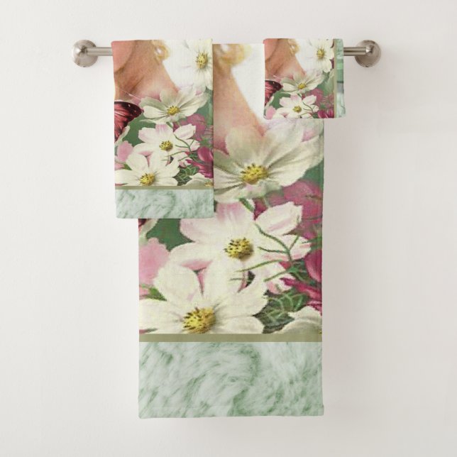 Conjunto De Toalhas Vitoriano da Torre de Banheiro (Insitu)