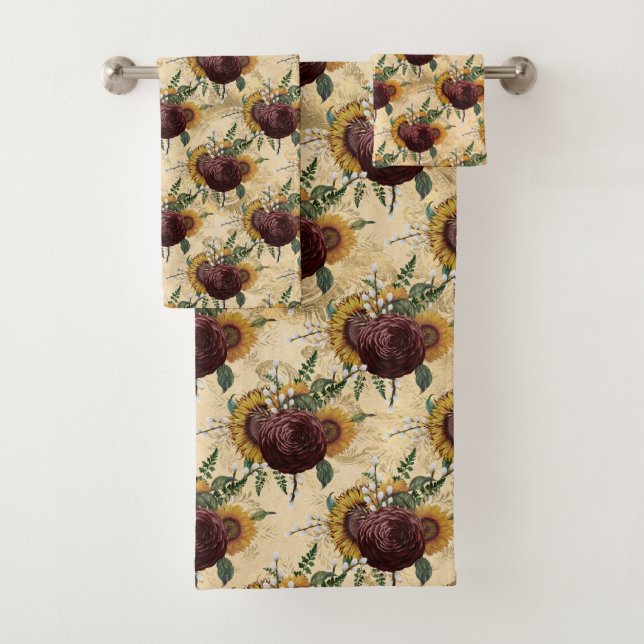 Conjunto De Toalhas Vitoriano Gótico do outono (Insitu)