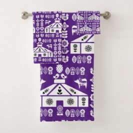 Conjunto De Toalhas Vivendo em uma Yurt na Natureza