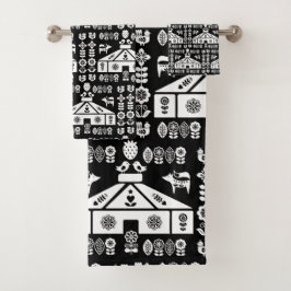 Conjunto De Toalhas Vivendo em uma Yurt na Natureza