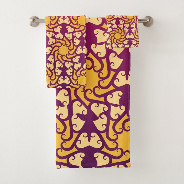 Conjunto De Toalhas Vórtice Amanecer (Insitu)
