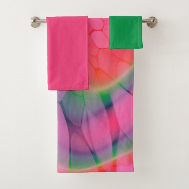 Conjunto De Toalhas Watermelon Tie Dye (Insitu)