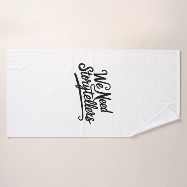 Conjunto De Toalhas We Need Storytellers (Toalha de Banho)