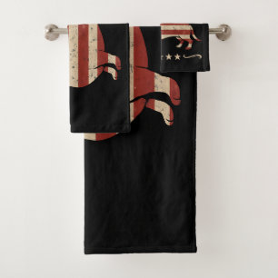 Conjunto De Toalhas Weenie The Pessoas Dachshund 4 De Julho