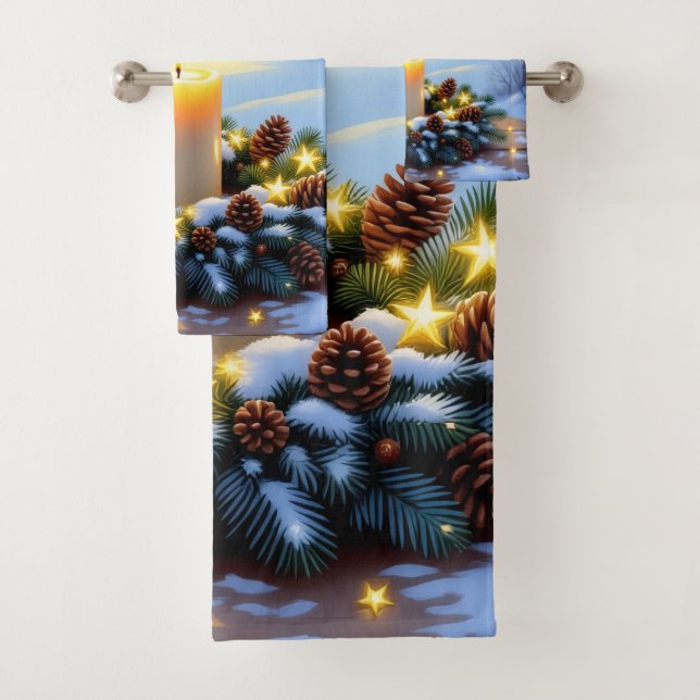 Conjunto De Toalhas „Weihnachtliche Harmonie“ (Insitu)