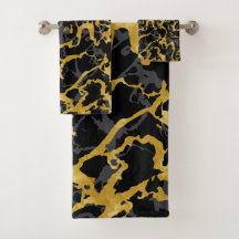 Wild Marble 8 - Preto e Dourado, Cinza