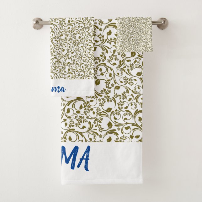 Conjunto De Toalhas Wild Romantic Field Blue butterflies (Insitu)