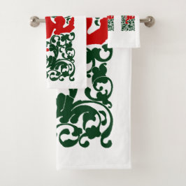 Conjunto De Toalhas Will Bradley Heraldic Lion