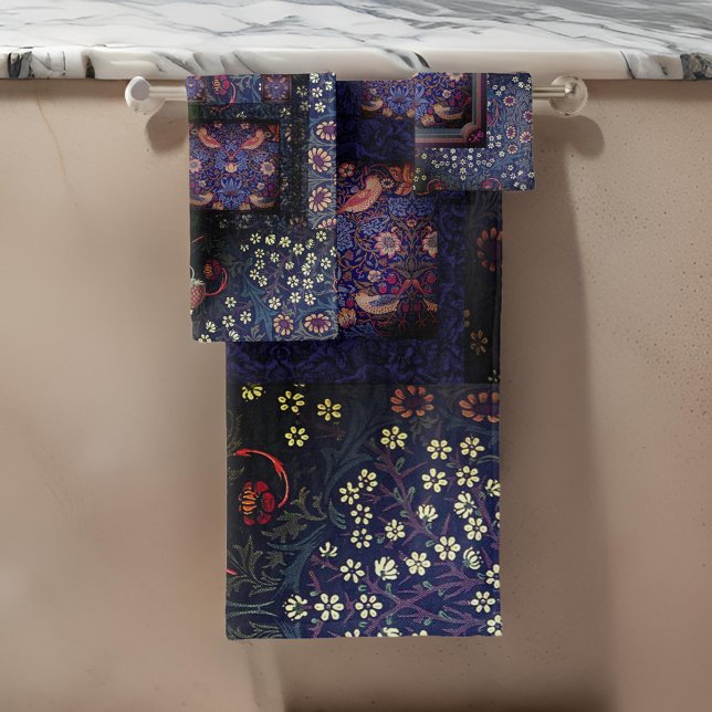 Conjunto De Toalhas William *Morris Blackthorne Strawberry Thef | (Criador carregado)