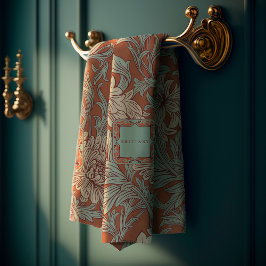 Conjunto De Toalhas William Morris Chrysanthemum Pattern Bath Towel Se