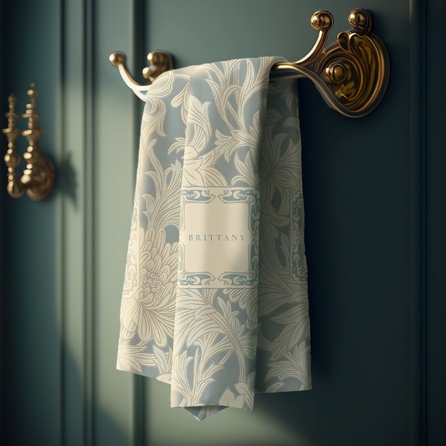 Conjunto De Toalhas William Morris Chrysanthemum Pattern Bath Towel Se (Criador carregado)