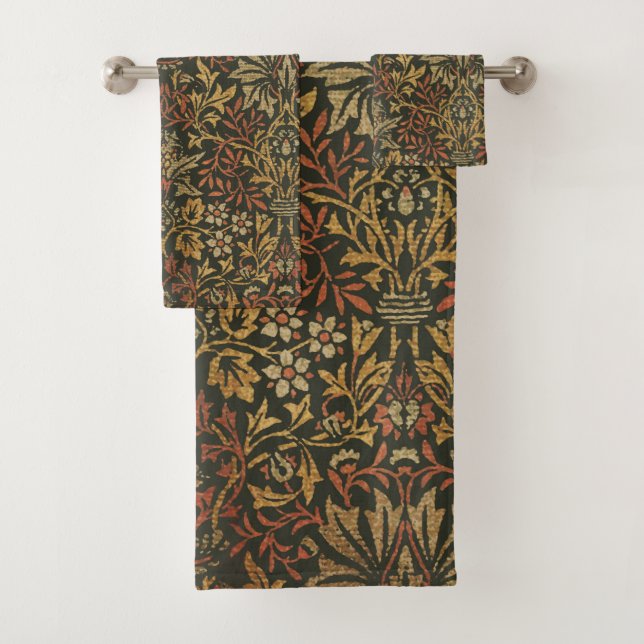 Conjunto De Toalhas William Morris Flower Garden Tapeçaria (Insitu)