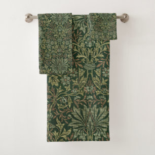 Conjunto De Toalhas William Morris Flower Garden Tapeçaria Clássica