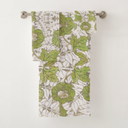 Conjunto De Toalhas William Morris Garden Mix Botanical