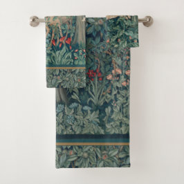 Conjunto De Toalhas William Morris Greenery Bath Towel Set