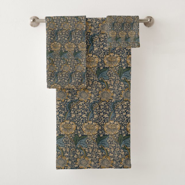 Conjunto De Toalhas William Morris: Kennet Towel Set (Insitu)
