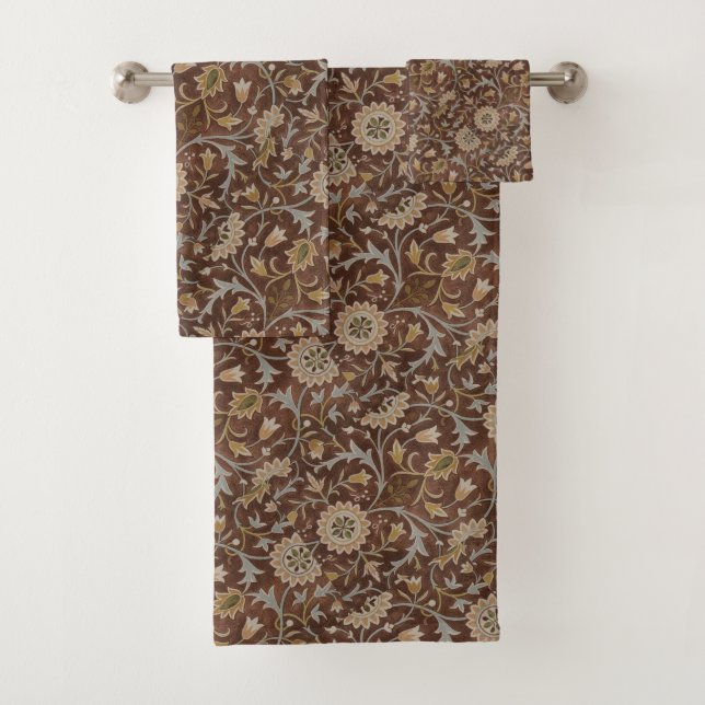 Conjunto De Toalhas William Morris Little Flower Carpet (Insitu)