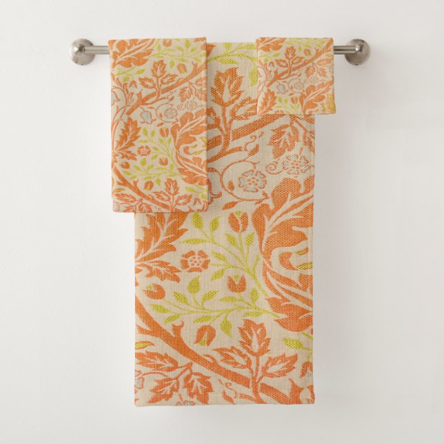 Conjunto De Toalhas William Morris Ouro Bough Tapeçaria (Insitu)