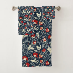 Conjunto De Toalhas William Morris Pattern