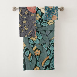 Conjunto De Toalhas William Morris Pimpernel Vintage Pattern Bath Towe