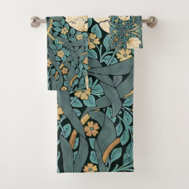 Conjunto De Toalhas William Morris Pimpernel Vintage Pattern Bath Towe