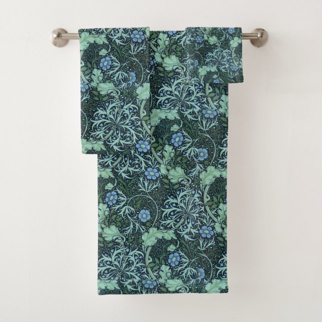 Conjunto De Toalhas William Morris Seaweed Pattern (Insitu)