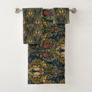 Conjunto De Toalhas William Morris Seaweed Vintage Floral art nouveau