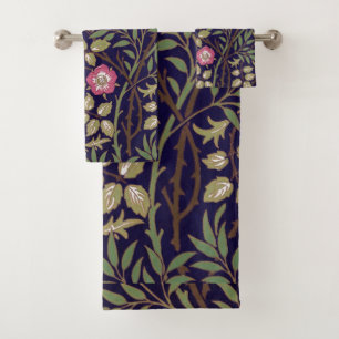 Conjunto De Toalhas William Morris Sweet Briar Floral Art Nouveau