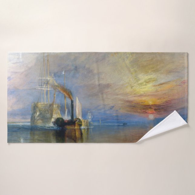 Conjunto De Toalhas William Turner - O Fighting Temeraire (Toalha de Banho)