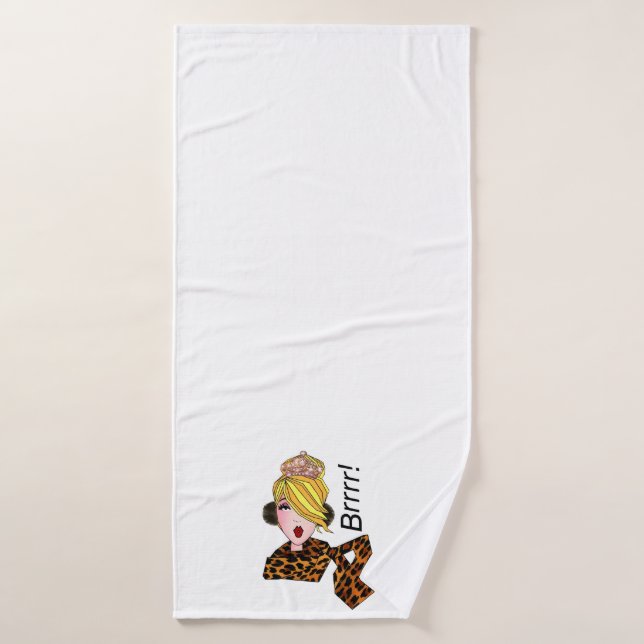 Conjunto De Toalhas "Winter DIVA" Brrr! (Toalha de Banho)