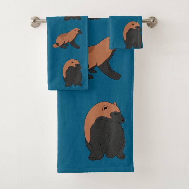 Conjunto De Toalhas Wolverines (Insitu)