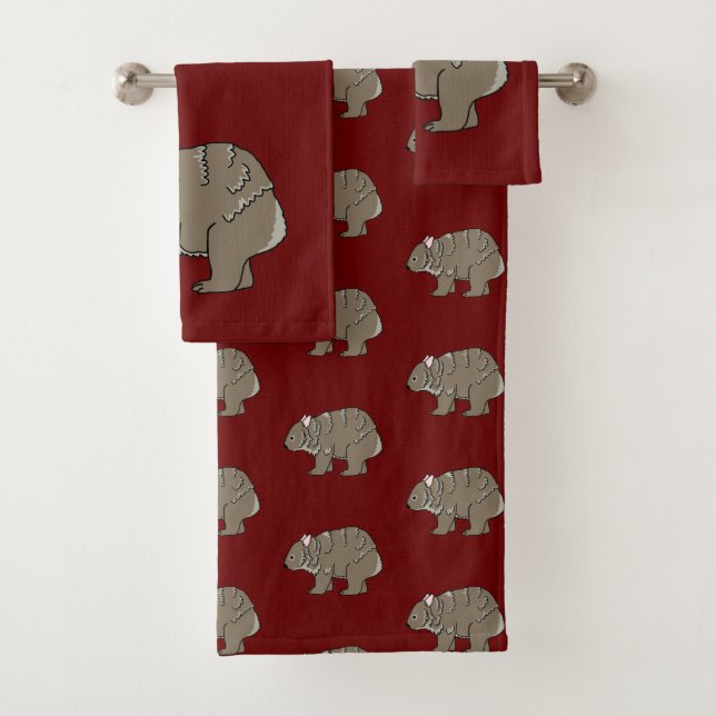 Conjunto De Toalhas Wombat (Insitu)