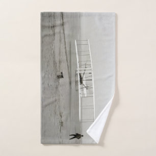 Conjunto De Toalhas Wright Brothers Flyer First Plane Flight Aviation