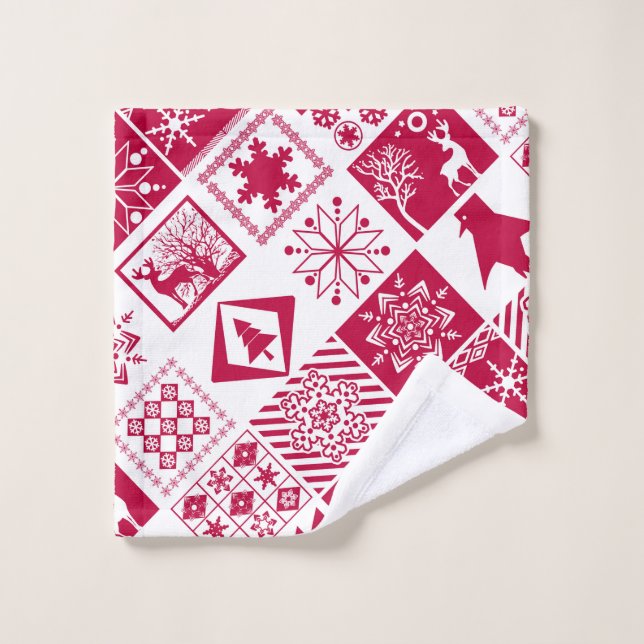 Conjunto De Toalhas Xadrez escandinava (Pano de lavar)