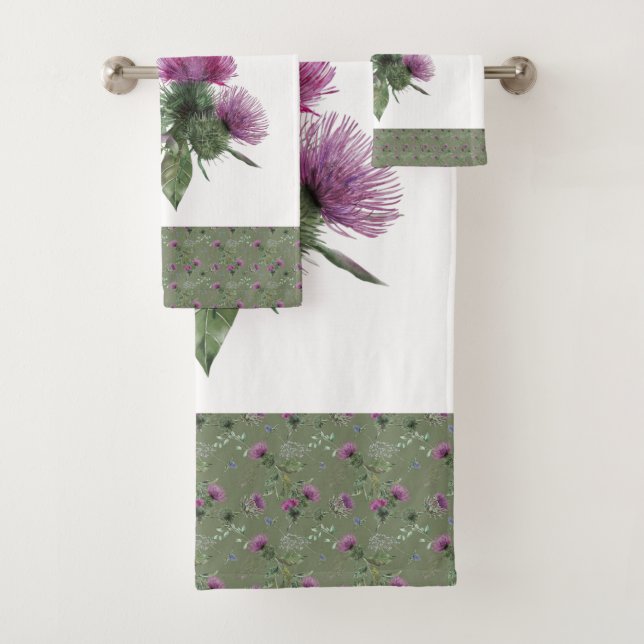 Conjunto De Toalhas Xadrez Padrões escoceses (Insitu)