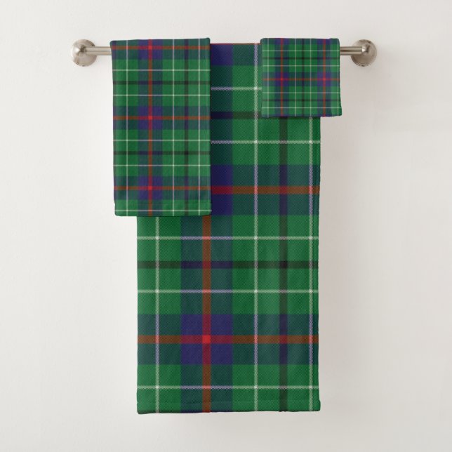Conjunto De Toalhas Xadrez russa Duncan Tartan (Insitu)