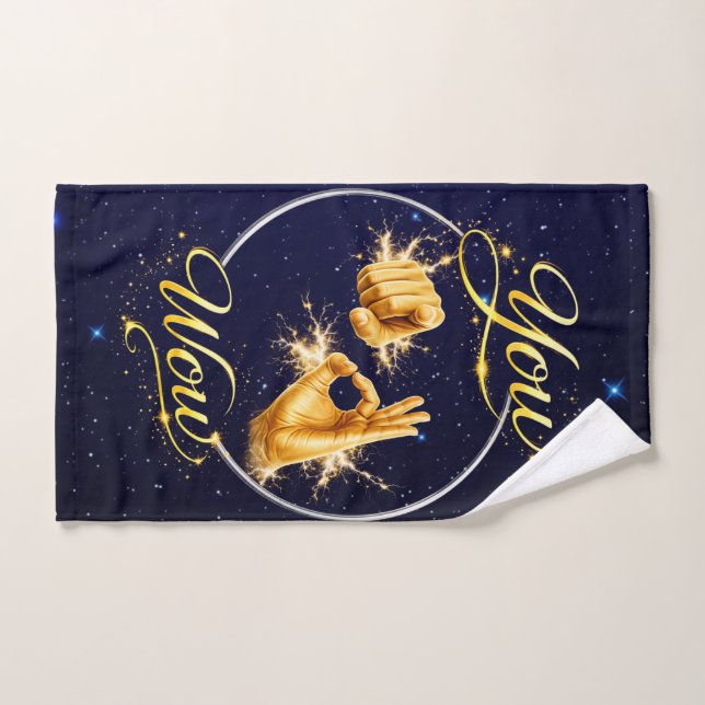 Conjunto De Toalhas YOU ARE WOW : Make Him or Her feel special  (Toalha de mão)