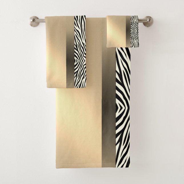 Conjunto De Toalhas Zebra (Insitu)