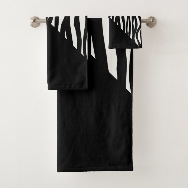 Conjunto De Toalhas Zebra com vários padrões (Insitu)