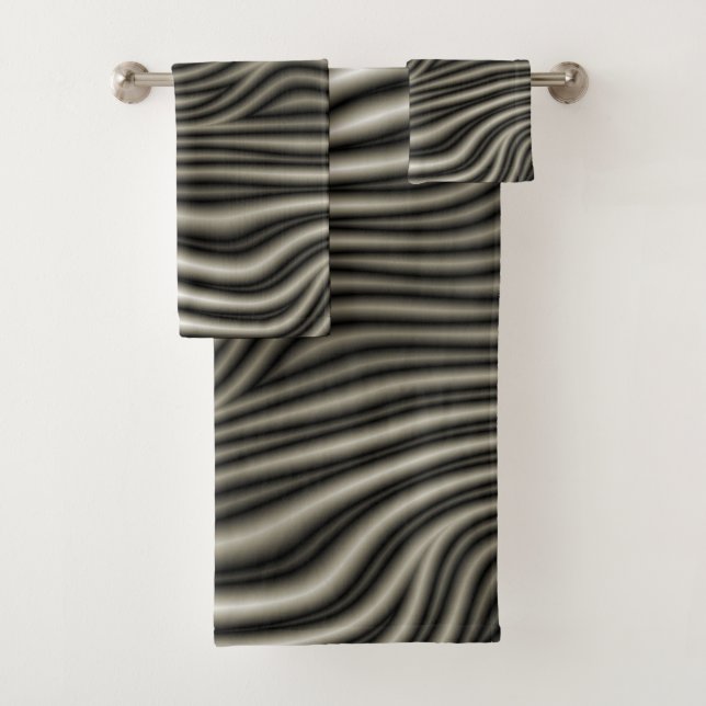 Conjunto De Toalhas Zebra Pattern (Insitu)